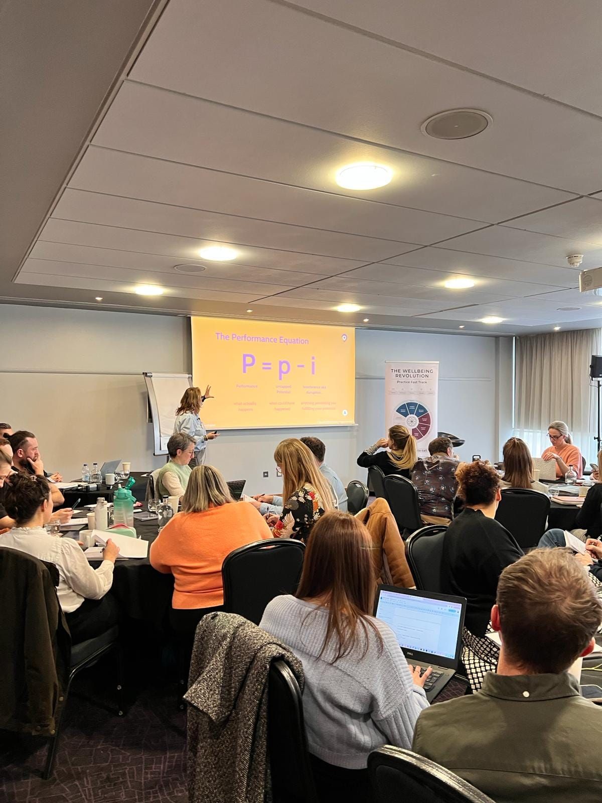 Cara Cunniff leading a workshop