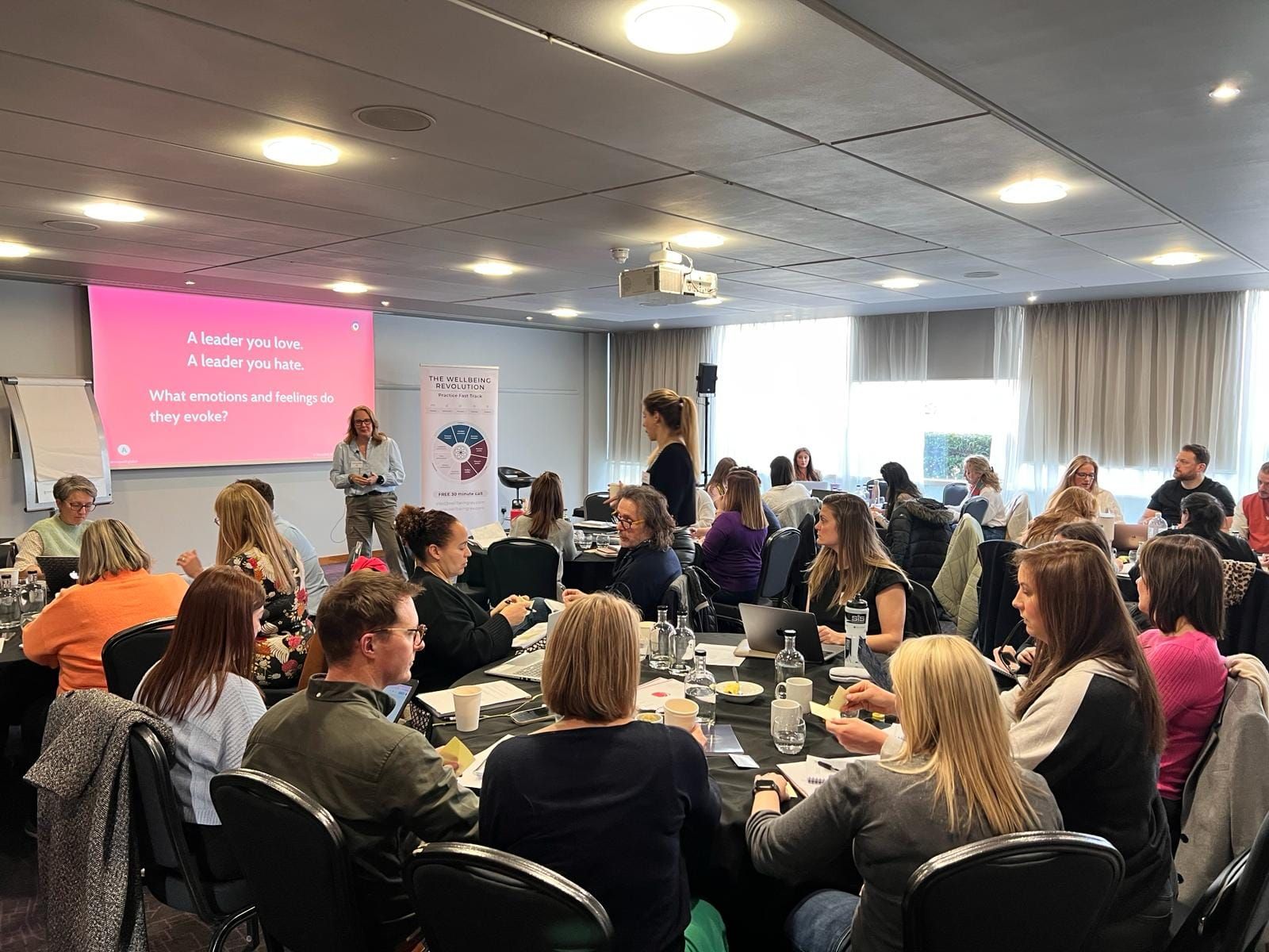 Cara leading a workshop